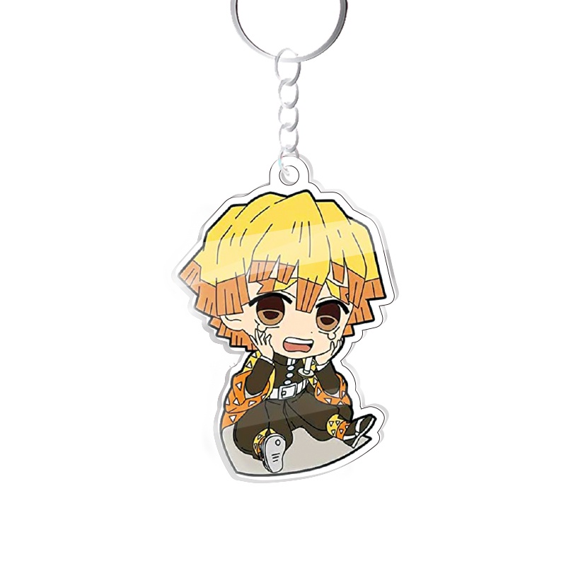 Móc Khóa Thanh Gươm Diệt Quỷ Mica 2 Mặt Mã 01