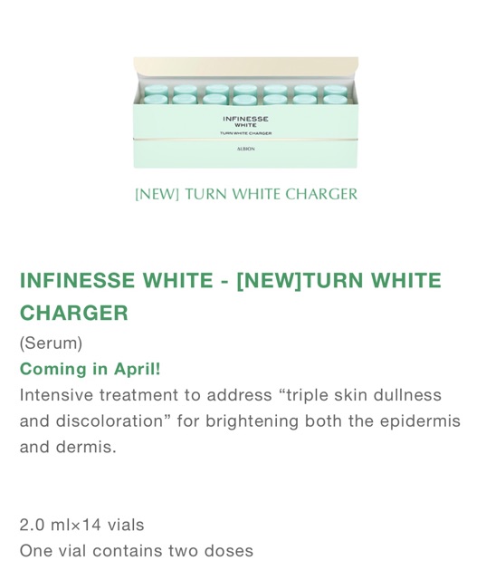 Tinh chất bước cuối làm trắng Infinesse White