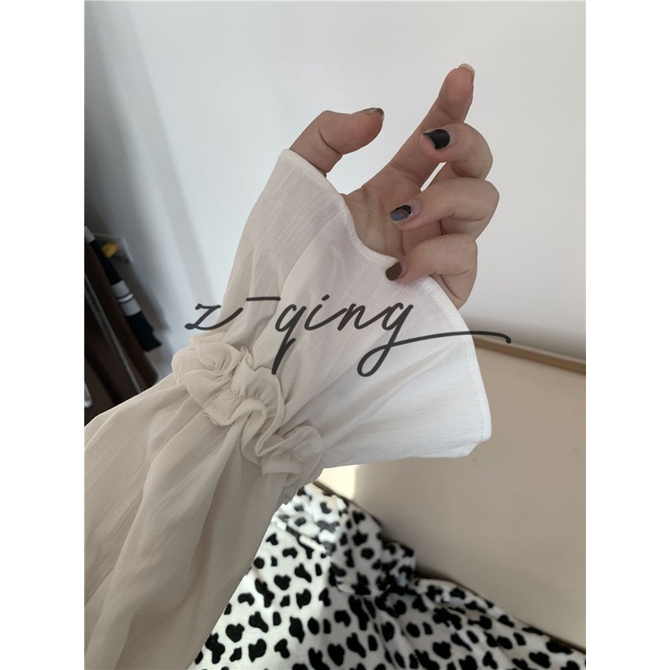 Áo Kiểu Dài Tay Thiết Kế Mới Thời Trang Mùa Hè Dành Cho Nữ