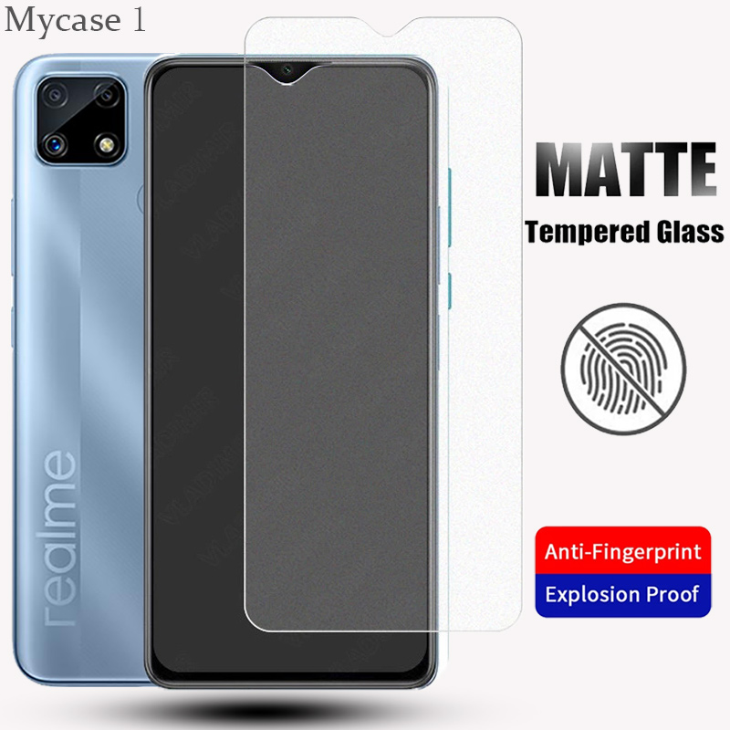 Kính cường lực nhám chống bám vân tay cho Realme C55 C53 C35 C33 C30 C30s C25s C25y C25 C20 C21 C17 C15 C12 C11 8 7 9i 7i 6 Pro 5 5i 5s 3 2 9 Pro 3i 5G 4G 2022