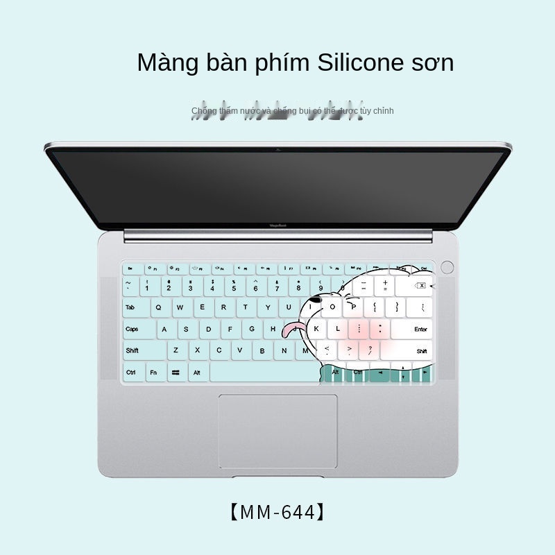 Miếng Dán Bảo Vệ Batianda Kèm Tấm Phủ Bàn Phím Dành Cho Macbook Pro 13 2020 A2251 A2289 Touch Bar