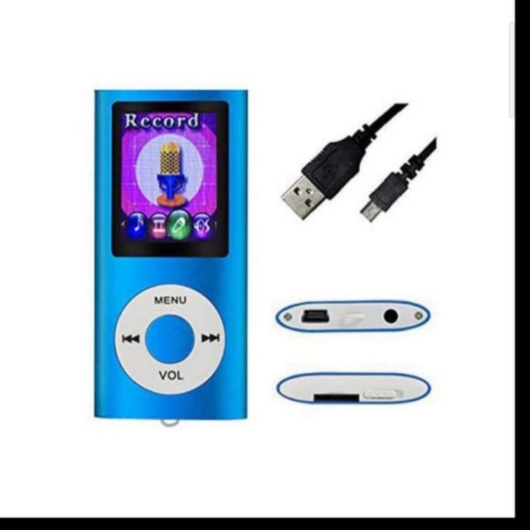 Máy Nghe Nhạc MP4 MP3 Màn Hình LCD Nano Có Khe Cắm Thẻ sd 7)