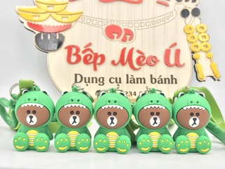 Móc khoá Gấu Brown