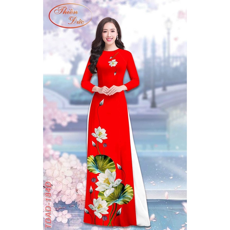 ÁO DÀI HOA ĐỦ SIZE