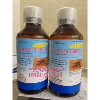 Chế phẩm diệt Muỗi Permethrin 50EC LDVN chai 1lít