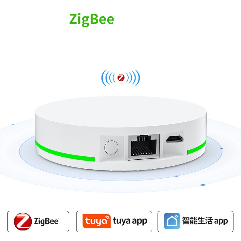 Bộ Hub Trung Tâm Gateway Zigbee Tuya WIFI, trung tâm nhà thông minh tuya Zigbee 3.0