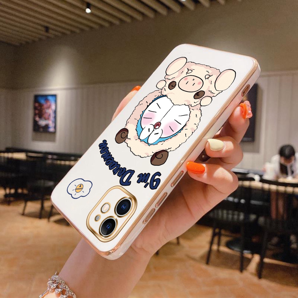 Ốp Điện Thoại TPU Mềm Họa Tiết Doraemon Dành Cho OPPO A57 A77 2022 A76 A36 A96 4G / 5G