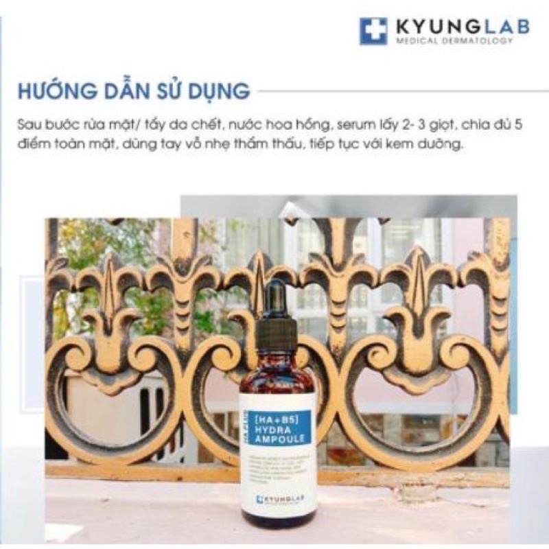 Serum HA B5 Hydra Ampoule cấp ẩm cấp nước căng bóng trắng da 50ml