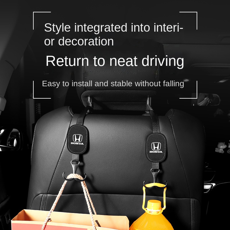 Móc Treo Đồ Gắn Sau Ghế Xe Hơi Honda City Jazz Civic Crv Xrv Camry Accord