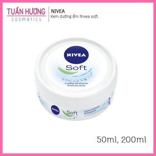Kem dưỡng ẩm cho da mặt và toàn thân Nivea Soft Trắng