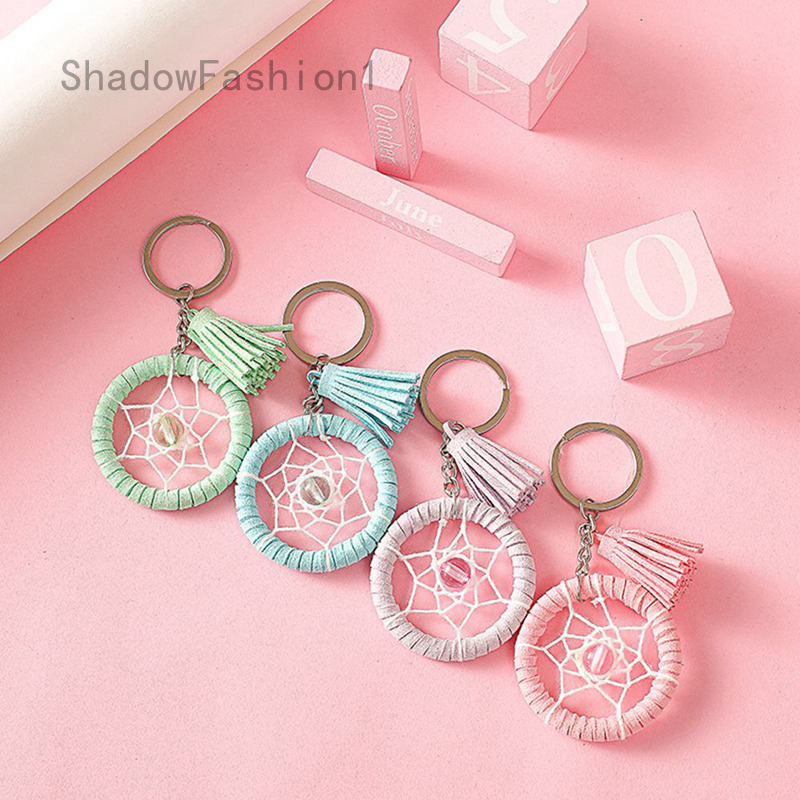 Móc Khóa Kim Loại Hình Dreamcatcher Xinh Xắn