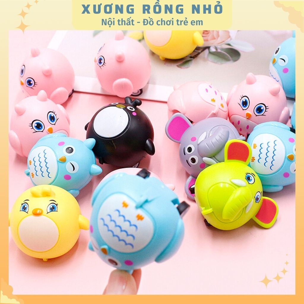 Đồ chơi mini động vật chạy đà giúp trẻ em thông minh sáng tạo vận động phát triển trí tuệ thể chất cho bé