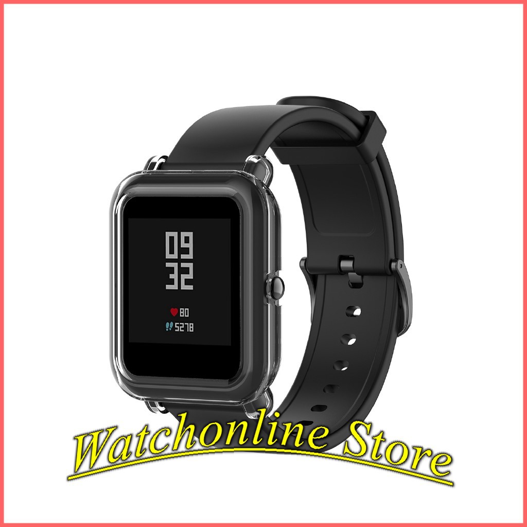 Case viền bảo vệ Xiaomi Amazfit Bip 1S / Amazfit Bip S trong suốt