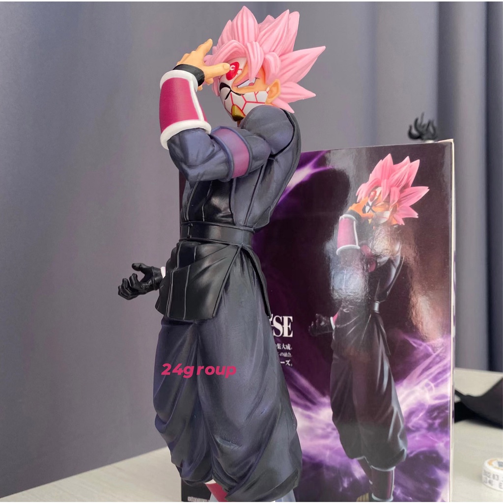 Mô hình figure tượng bảy viên ngọc rồng nhân vật Black Goku rose ĐEO mặt nạ Masterlise crimson masked saiyan dragonball