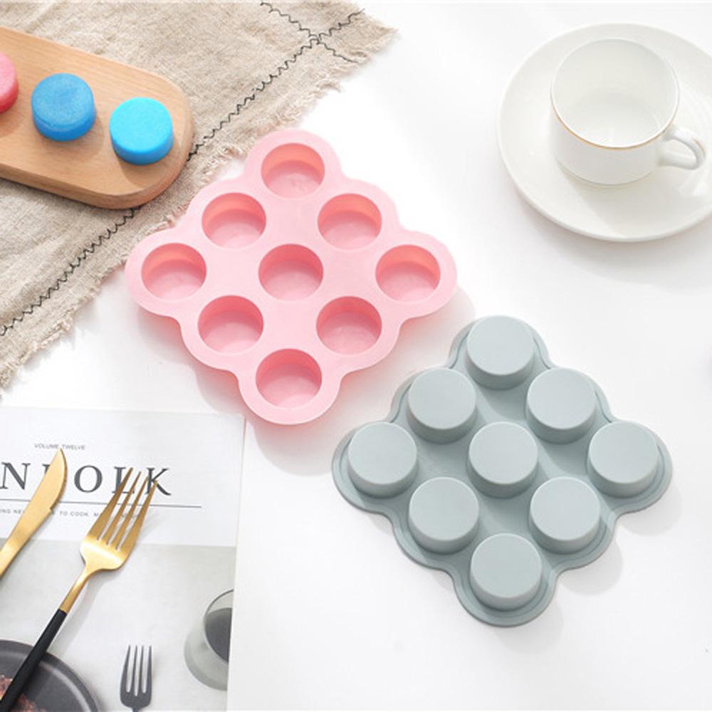 Khuôn Silicone Làm Bánh Hình Tròn Tiện Dụng