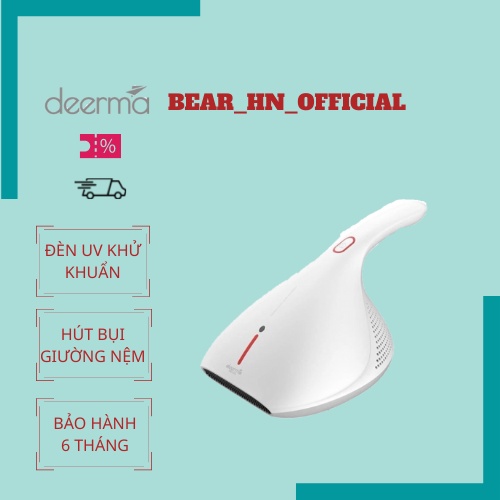 Máy hút bụi Xiaomi Deerma CM800 hút đệm giường, chăn nệm diệt khuẩn bằng tia UV - Hàng Chính Hãng