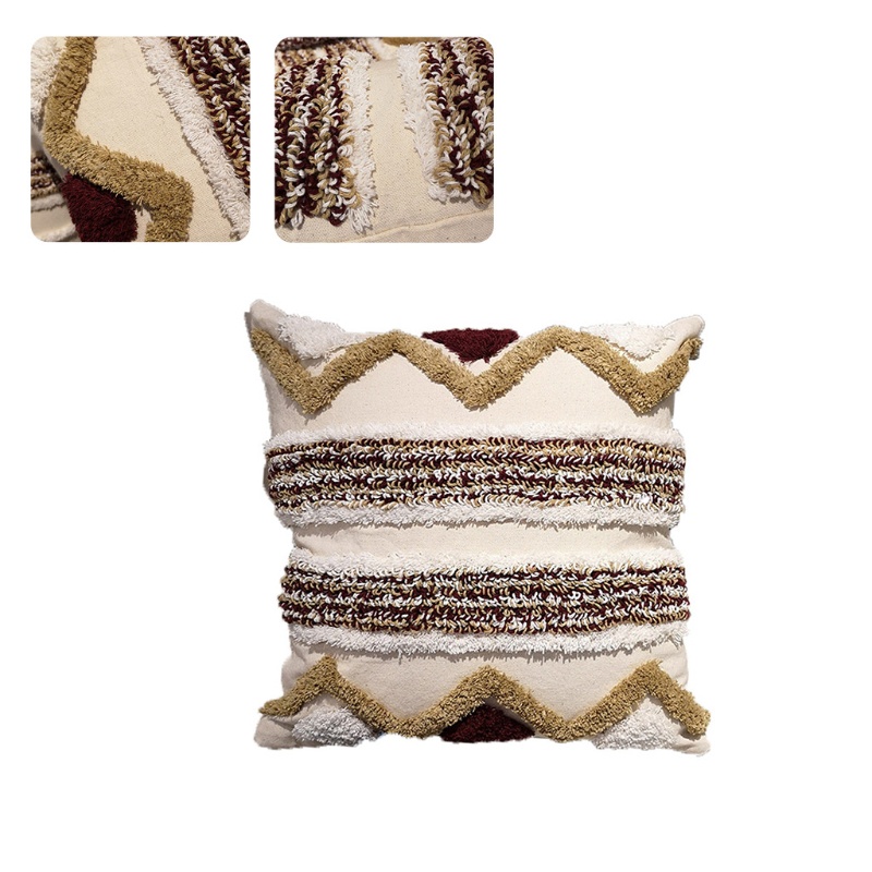Xiangbao Vỏ Gối Đệm Siêu Mềm Phong Cách Bộ Lạc Bohemian Bắc Âu Cho Ghế Sofa