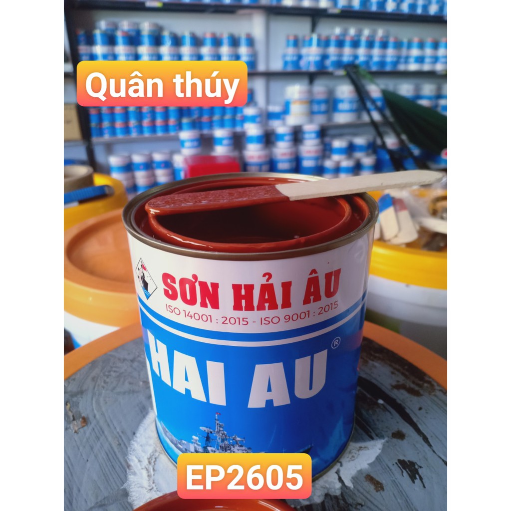 [Giá hủy diệt] Sơn kẽm Hải Âu Epoxy Chống rỉ vàng EP2605 (1L) sơn mạ kẽm 2 thành phần