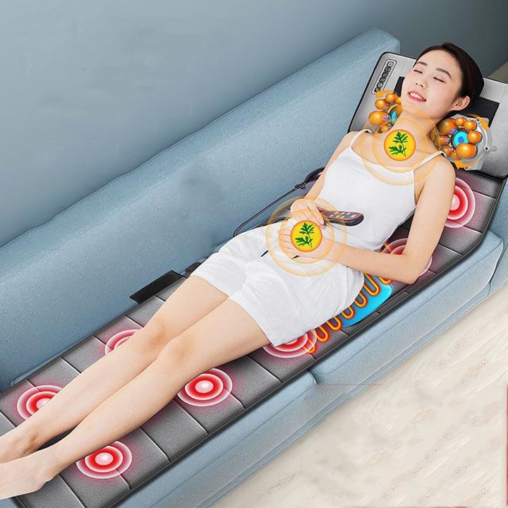 Đệm mát xa toàn thân có điều khiển, nệm massage xoa bóp và giảm đau toàn thân