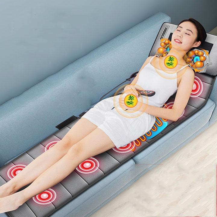 Đệm mát xa toàn thân có điều khiển thông minh, đệm massage xoa bóp giảm đau nhức cơ thể