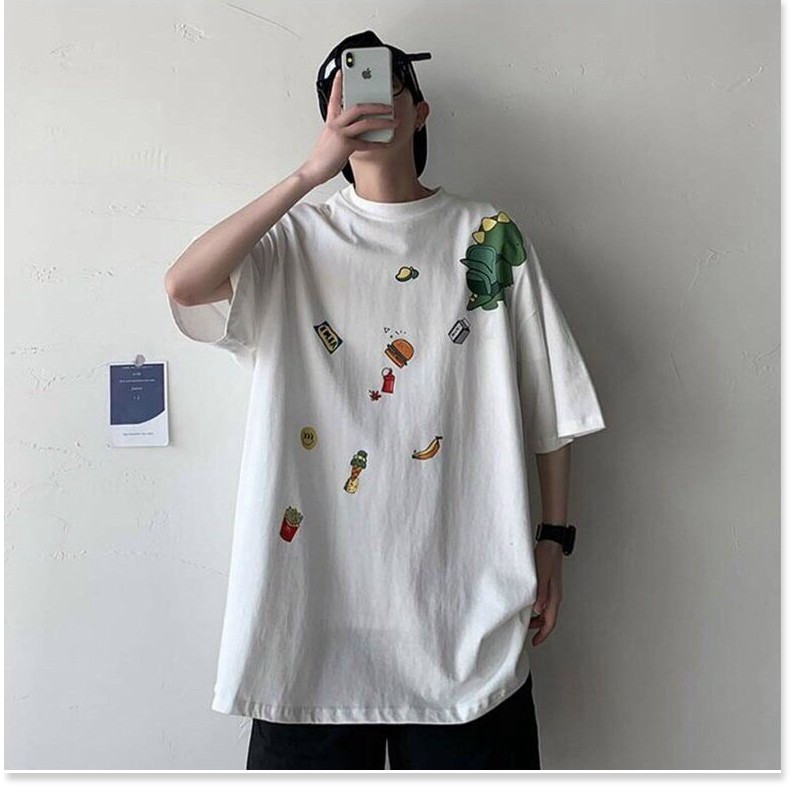 Áo thun tay lỡ form rộng cực đẹp hoạ tiết cutee 2021 KHANH AN FASHION