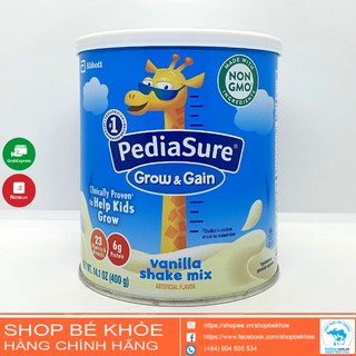 Sữa Pediasure Grow and Gain 400g Mỹ.