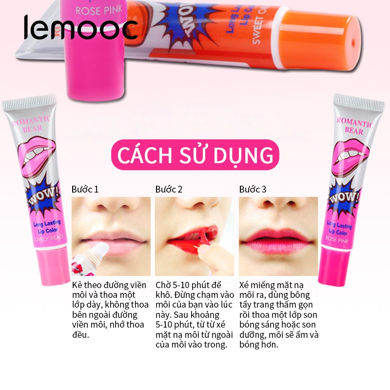 [Hàng mới về] Son xăm dạng lột lâu trôi bền màu độc đáo