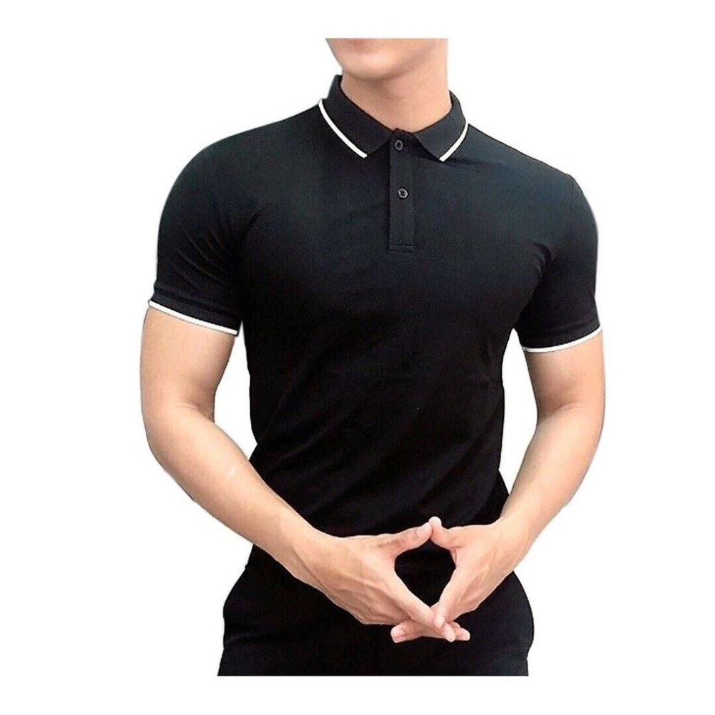 Áo Phông Thun Nam JKT Có Cổ Tay Ngắn Chất Cotton Polo Nam đẹp Cao Cấp JKT02 | BigBuy360 - bigbuy360.vn