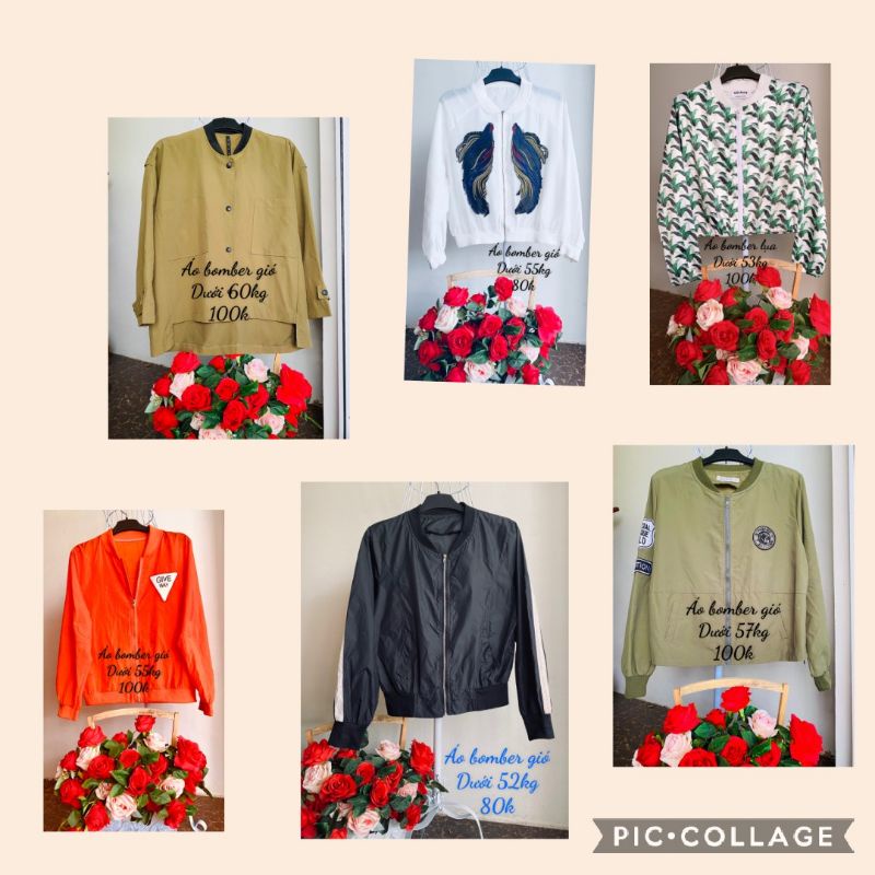 Áo bomber gió 1 lớp