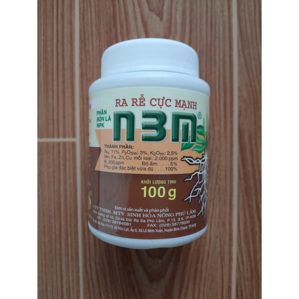 PHÂN BÓN LÁ KÍCH RỄ CỰC MẠNH N3M