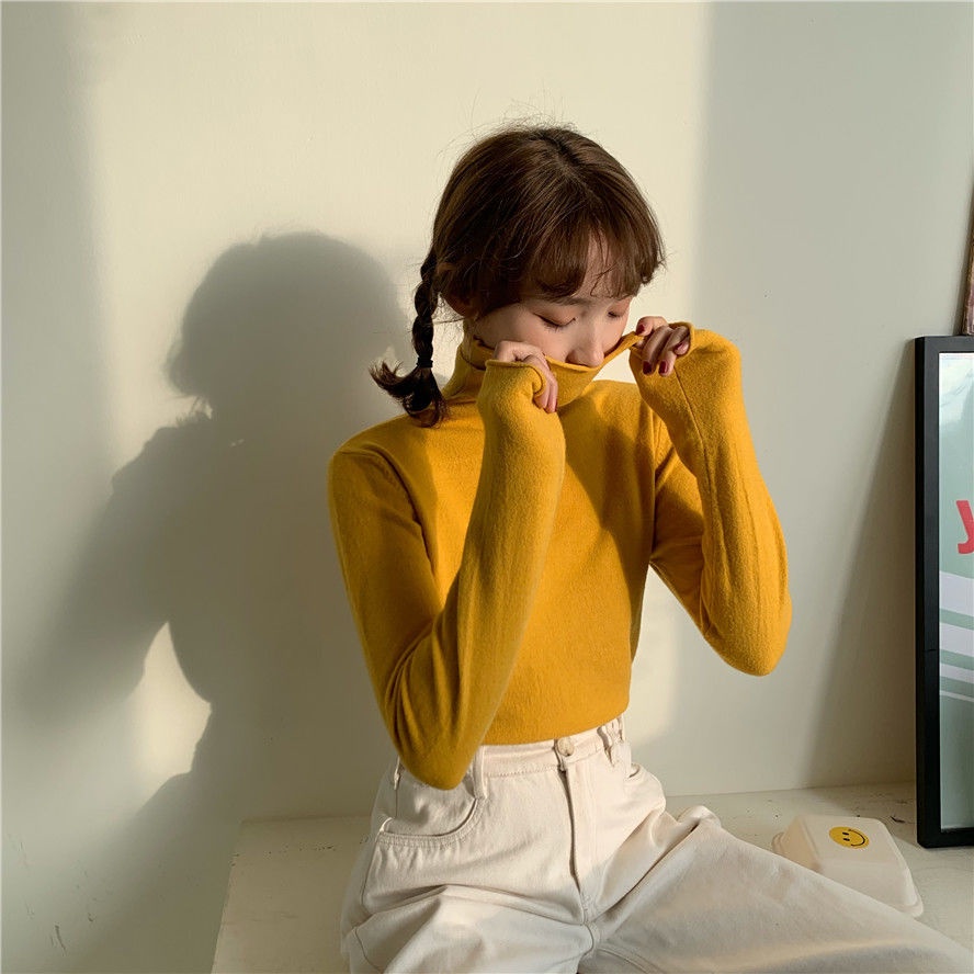 Áo len dài tay màu trơn thời trang Versatile COZOK