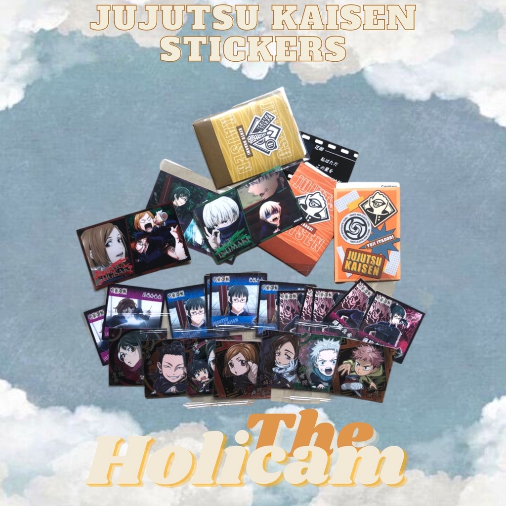 HÌNH DÁN STICKER NHÂN VẬT TRONG PHIM JUJUTSU KAISEN