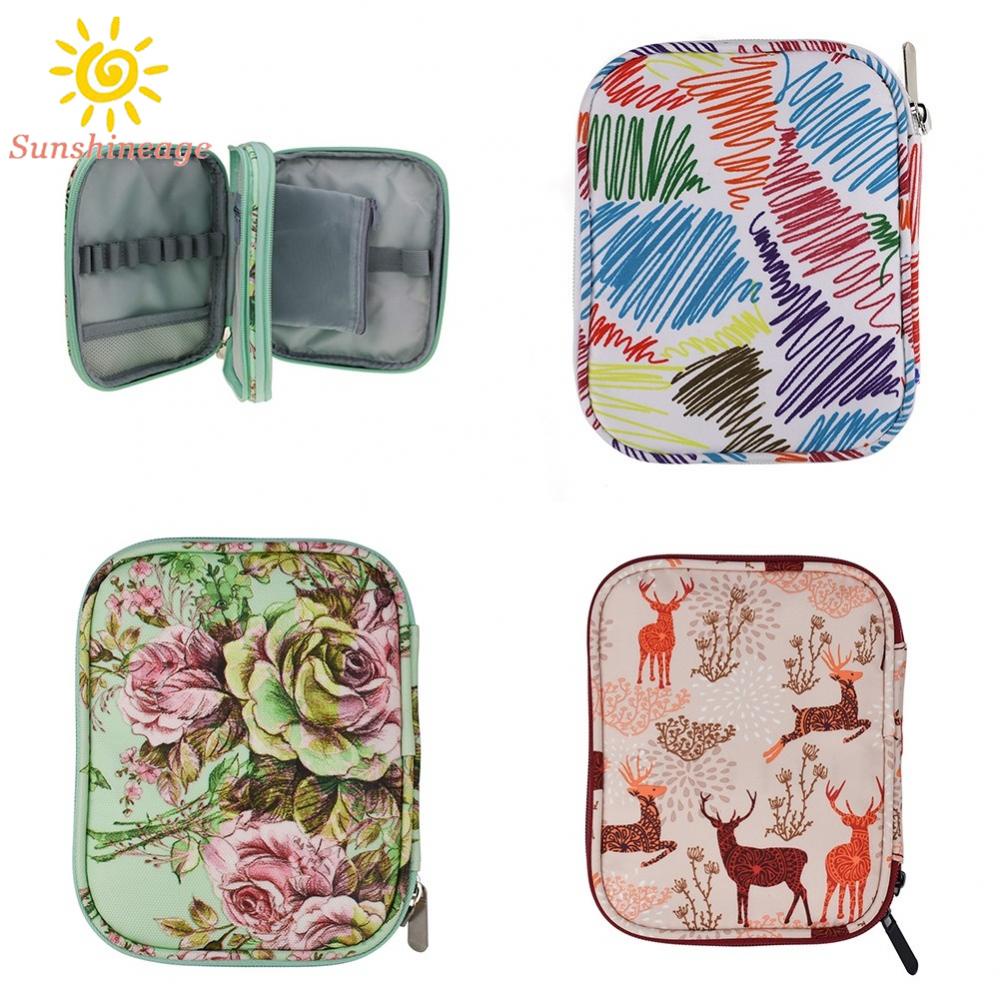 Portable Crochet Needles Knitting,Storage Bag Hook Yarn Thread Case Organizer AU