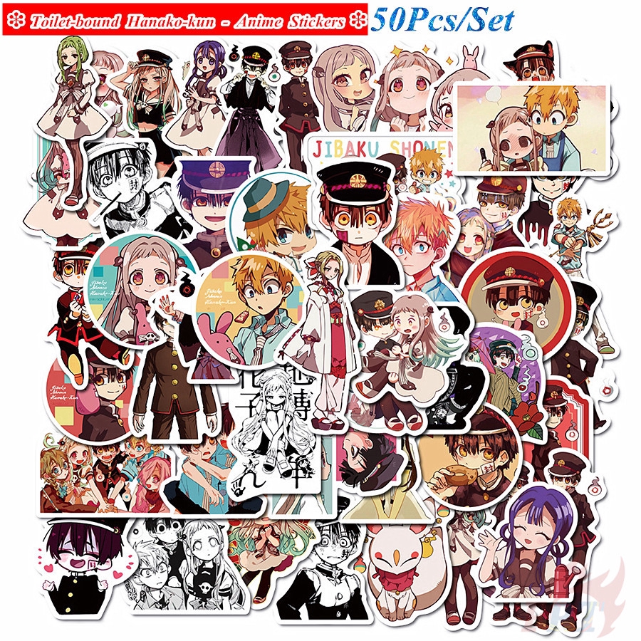 ❉ Toilet-bound Hanako-kun - Series 01 Anime Stickers ❉ 50Pcs/Set DIY Fashion Doodle Decals Stickers