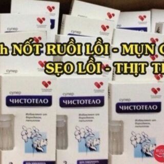 Dung dịch triệt mụn cóc, nốt ruồi, mụn thịt