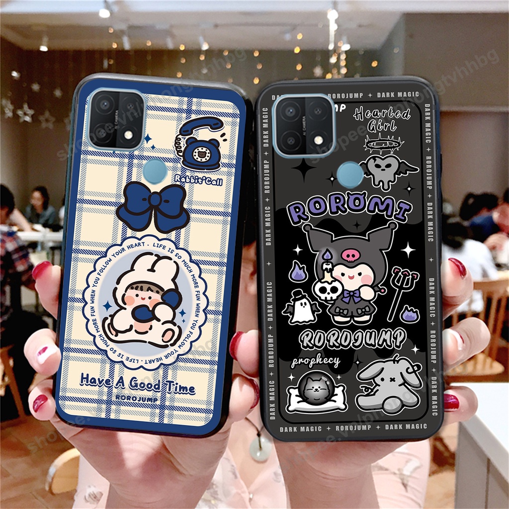 Ốp lưng Oppo A15 / A15s trái tim gấu thể thao , smile mặt cười cực cute