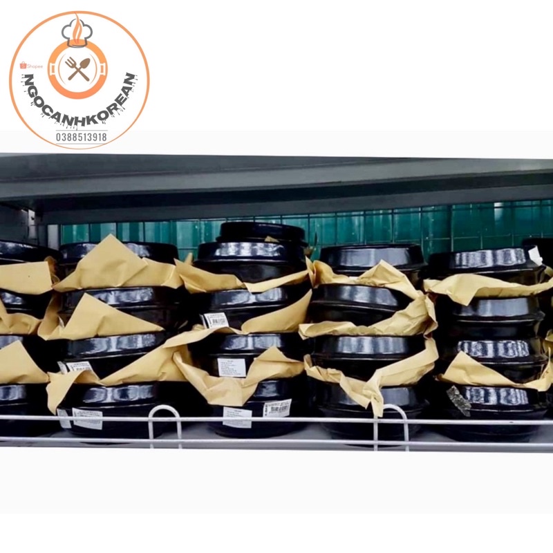 1 Bộ Nồi / Tộ Đất Hàn Quốc Kèm Đế đủ size loại tốt nhất