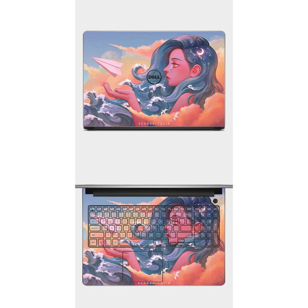 Bộ skin dán laptop in theo yêu cầu - Đầy đủ cho các dòng Laptop hiện nay : Macbook, Asus, Dell, HP, Lenovo, Acer,Vaio...