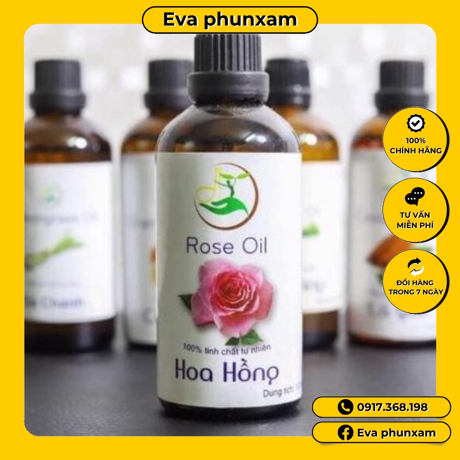Tinh dầu sả chanh,hoa hồng,quế,nhài,oải hương bạc hà nguyên chất viện hàn lâm 100ml dùng xông phòng,xông hơi