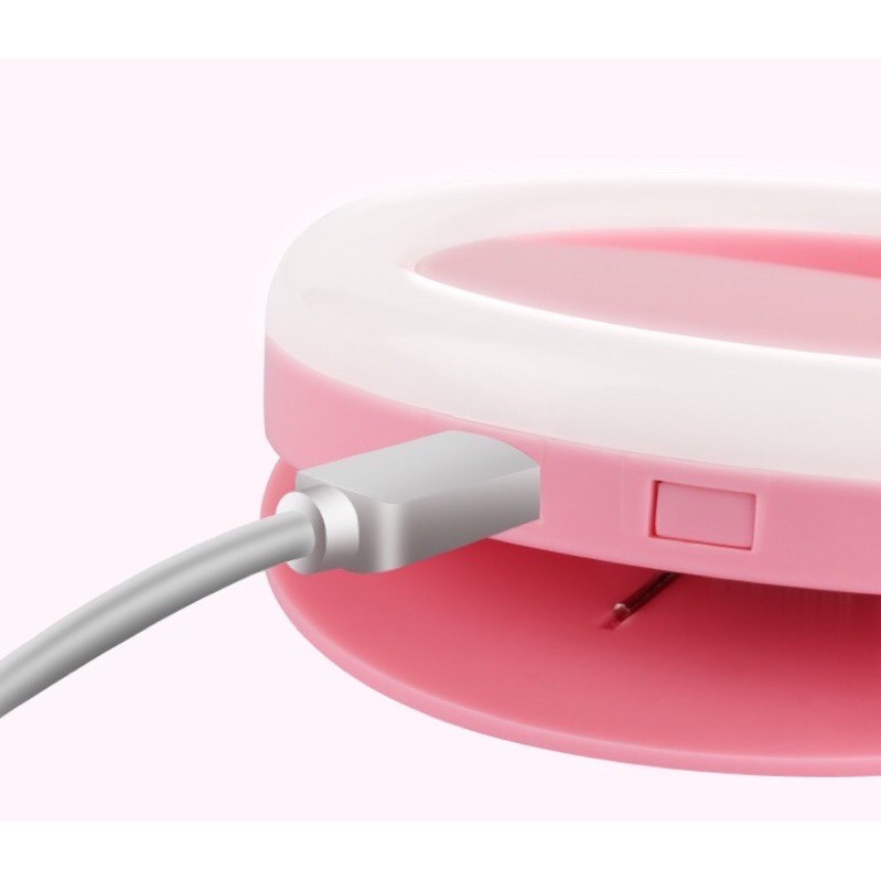 Đèn Led Mini Hổ Trợ Selfie và Livestream Pin Sạc