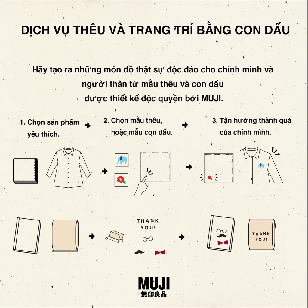 [ĐẶC BIỆT] DỊCH VỤ THÊU MUJI