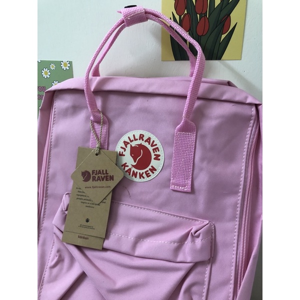 Balo kanken classic hồng / skyblue