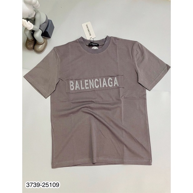 Áo phông balen cho nam nữ - Áo thun cộc tay thêu chữ đơn giản vải coton trơn siêu đẹp