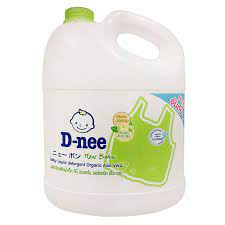 Nước giặt D-NEE dnee Thái Lan can 3000ml nắp trắng hồng tím xanh lá trẻ em baby new born