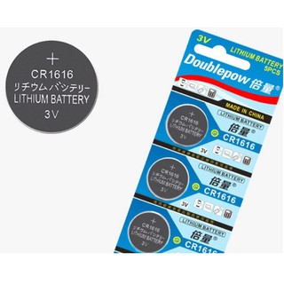 VỈ 05 PIN CÚC ÁO CR1616 DOUBLEPOW LITHIUM