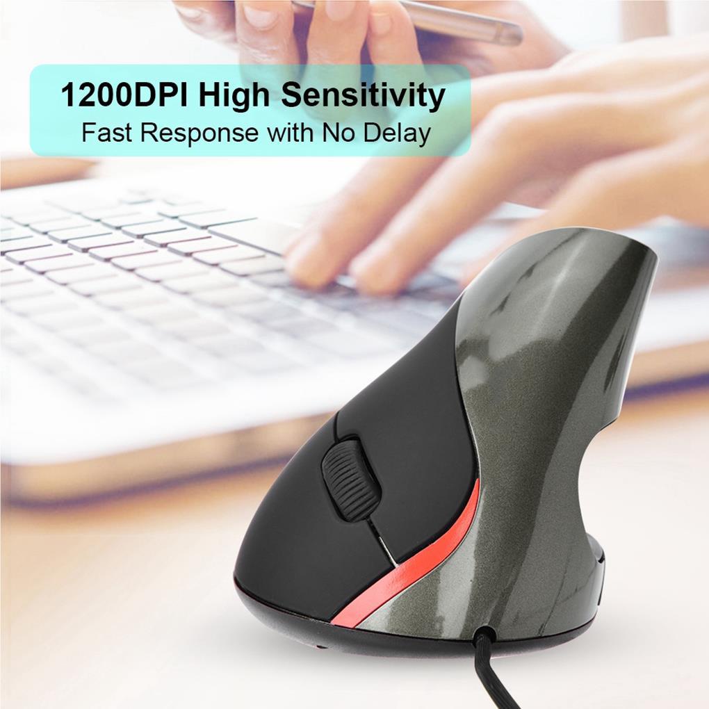 Chuột Quang Có Dây 1600DPI Với 5 Nút Bấm