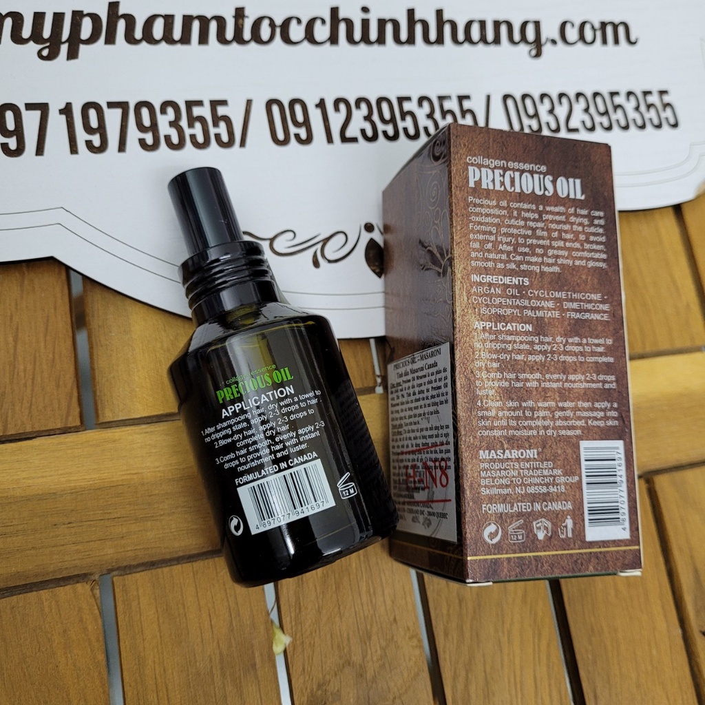 MASARONI TINH DẦU DƯỠNG TÓC ARGAN PRECIOUS OIL 60ml