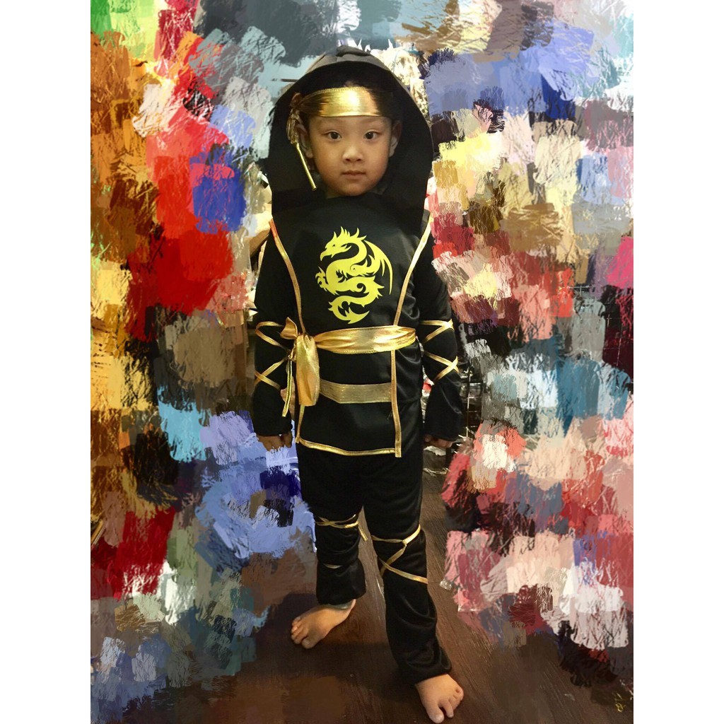 ẢNH THẬT - Hóa Trang Ninja Rồng Vàng