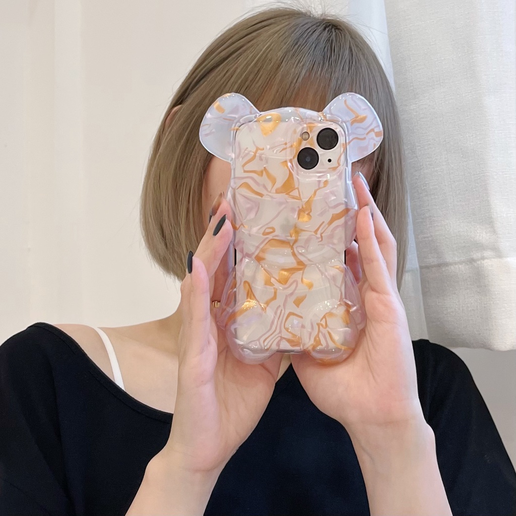 Ốp Điện Thoại Họa Tiết Phi Hành Gia Hoạt Hình 3D Đính Kim Cương Giả Sang Trọng Cho Iphone 14 13 11 12 Pro Max