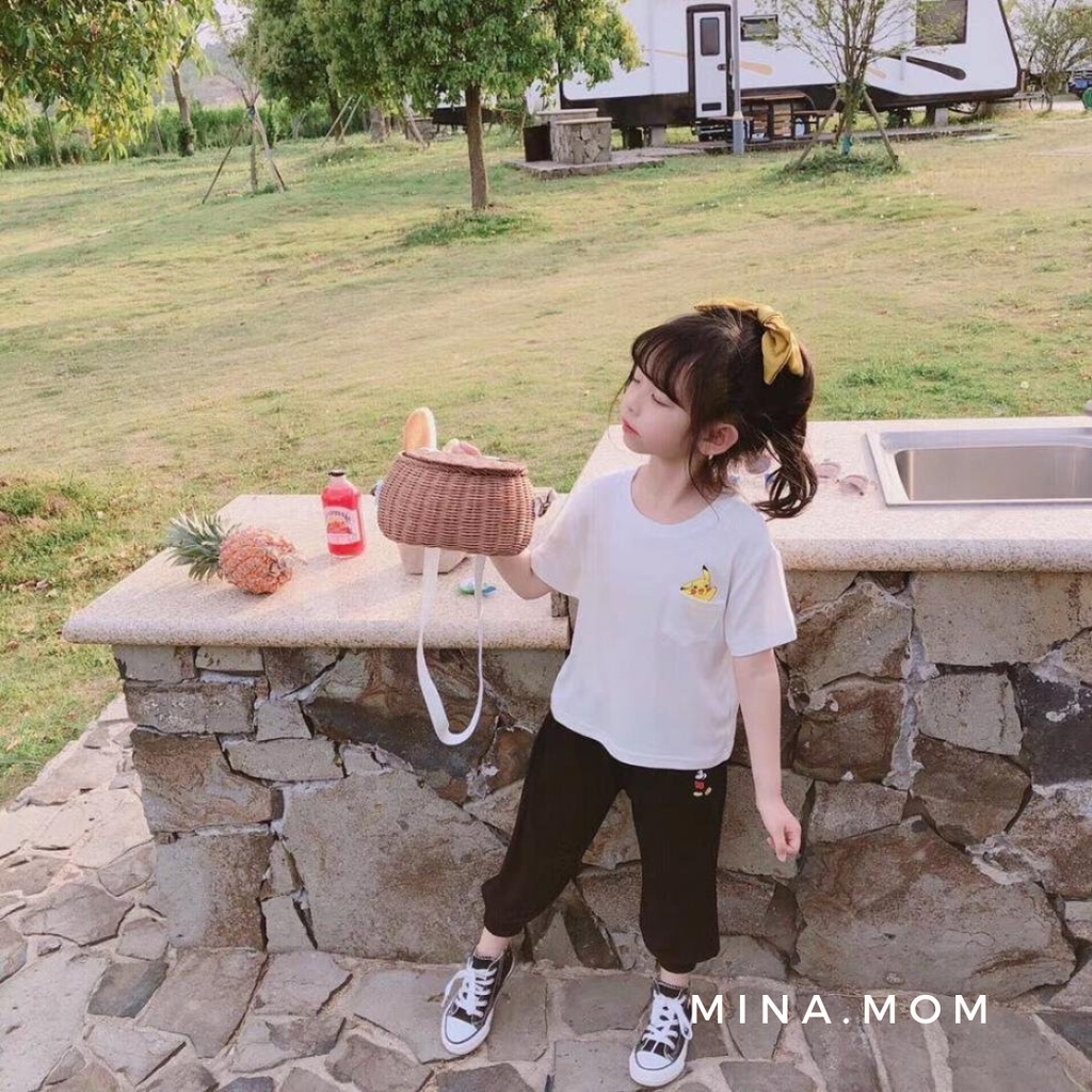 Quần dài cho bé chống muỗi, mát, nhẹ quần dài bé trai bé gái mina.mom